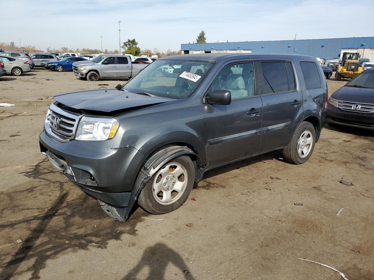 Lot #2923687602 2013 HONDA PILOT LX