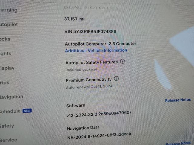 2018 TESLA MODEL 3 - 5YJ3E1EB5JF074886