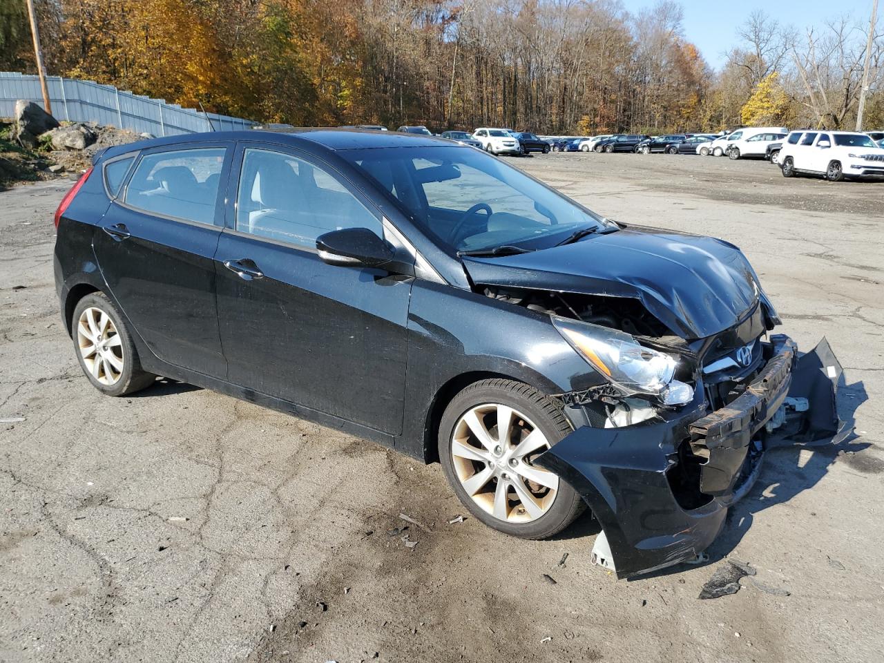 Lot #2979326694 2013 HYUNDAI ACCENT GLS