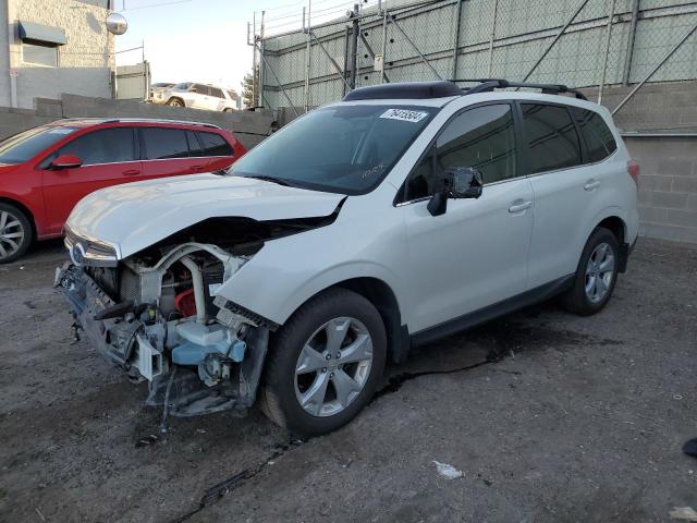 SUBARU FORESTER 2 2014 white  gas JF2SJAMC2EH529587 photo #1