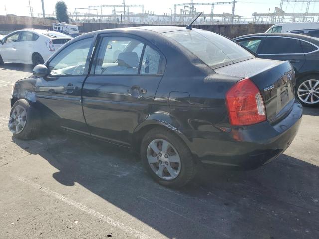 HYUNDAI ACCENT GLS 2006 black  gas KMHCN46C66U018880 photo #3