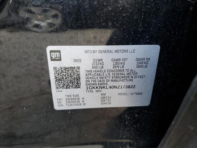 2022 GMC ACADIA SLE - 1GKKNKL40NZ173822