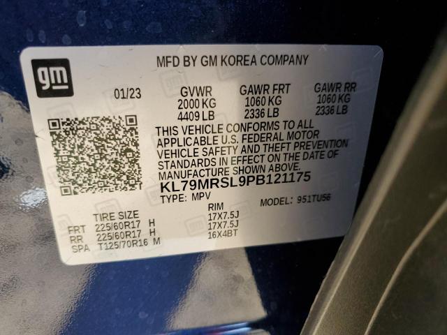 2023 CHEVROLET TRAILBLAZE - KL79MRSL9PB121175