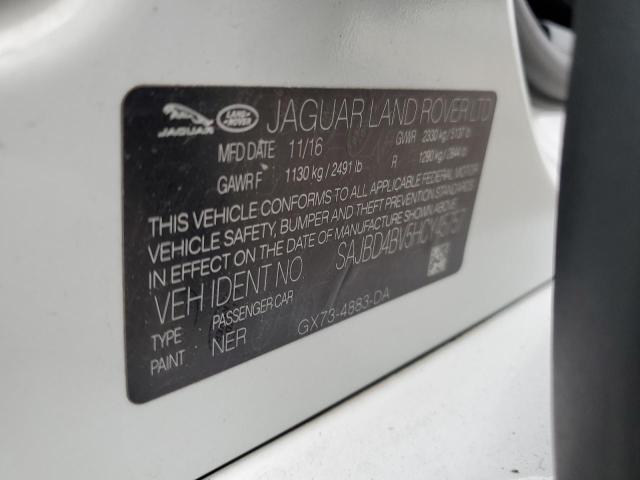 2017 JAGUAR 3.8S SAJBD4BV5HCY45757