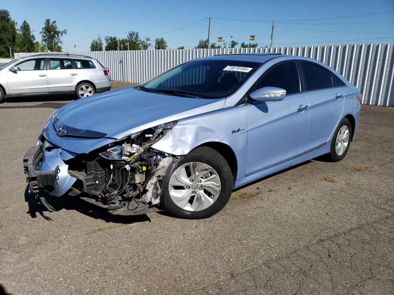 Lot #2962660202 2013 HYUNDAI SONATA HYB