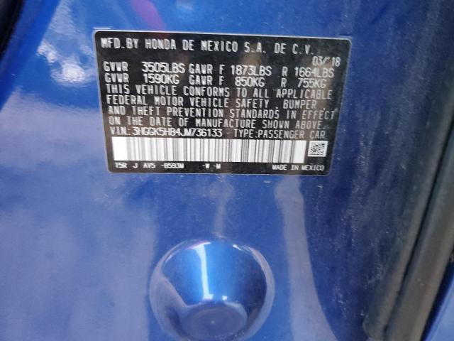 2018 HONDA FIT EX - 3HGGK5H84JM736133