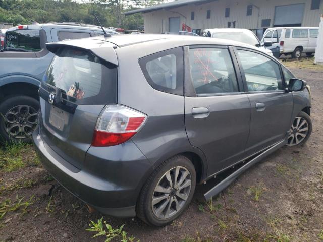 HONDA FIT SPORT 2013 gray hatchbac gas JHMGE8H55DC055092 photo #4