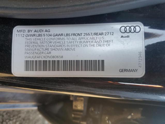 VIN WAUGFAFCXDN080658 2013 Audi A6, Premium Plus no.13