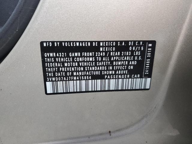 2015 VOLKSWAGEN JETTA SE - 3VWD07AJ7FM415854