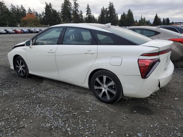 TOYOTA MIRAI 2017 white sedan 4d hydrogen fuel cell JTDBVRBD5HA002380 photo #3