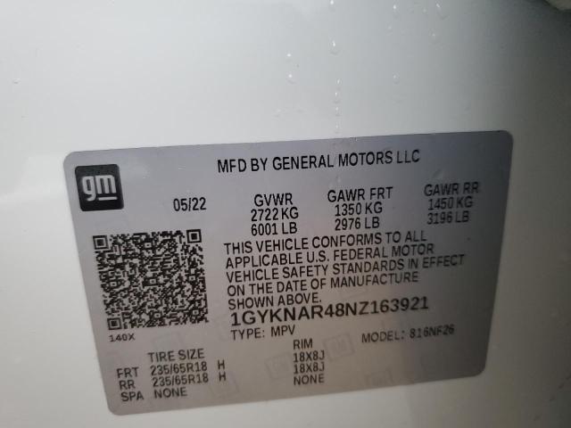 2022 CADILLAC XT5 LUXURY - 1GYKNAR48NZ163921