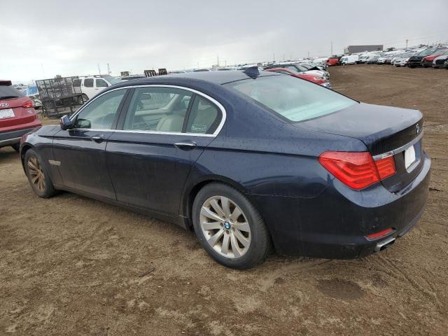 BMW 750 LI 2011 blue  gas WBAKB8C54BC851810 photo #3