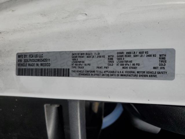2021 RAM PROMASTER - 3C6LRVDG3ME542611