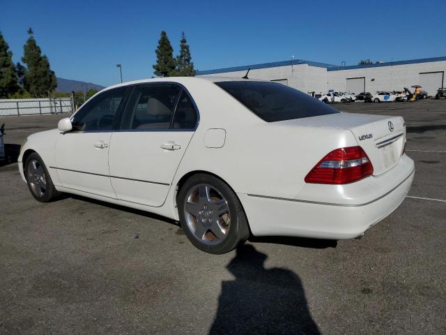 LEXUS LS 430 2006 white sedan 4d gas JTHBN36FX65046839 photo #3