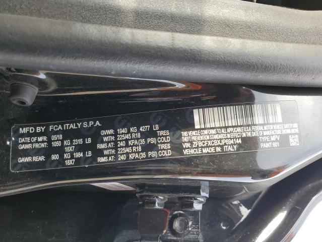 2018 FIAT 500X TREKK - ZFBCFXCBXJP694144
