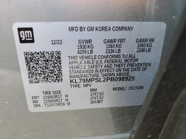 2023 CHEVROLET TRAILBLAZE - KL79MPSL2PB098925