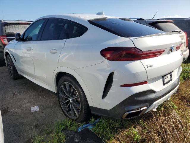 BMW X6 M50I 2022 white  gas 5UXCY8C07N9K86690 photo #3