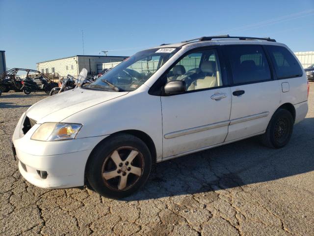 MAZDA MPV WAGON 2002 white  gas JM3LW28J720312394 photo #1