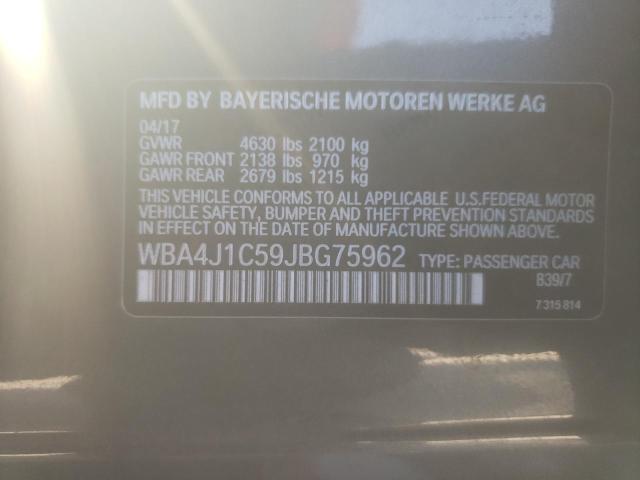 VIN WBA4J1C59JBG75962 2018 BMW 4 Series, 430I Gran ... no.12