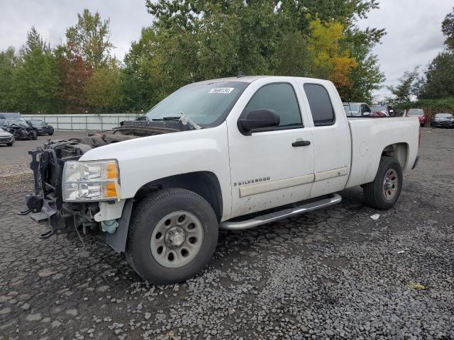 CHEVROLET SILVERADO 2008 white  gas 1GCEC19C58Z333446 photo #1