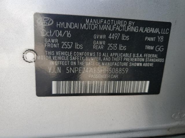 2017 HYUNDAI SONATA SE - 5NPE24AF5HH508859