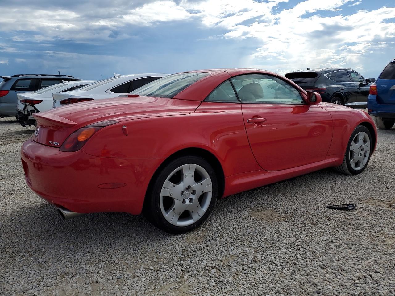 LEXUS SC 430 2004 red  gas JTHFN48Y540058333 photo #4