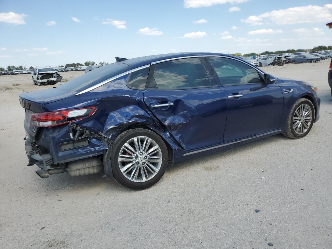 KIA OPTIMA SXL 2016 blue  gas 5XXGV4L28GG096313 photo #4