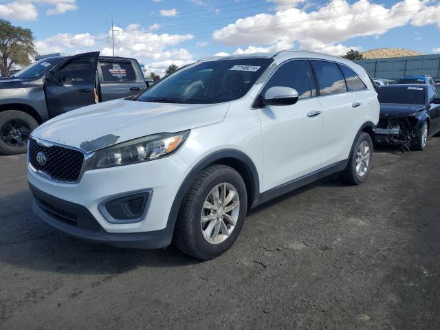 KIA SORENTO LX 2016 white  gas 5XYPG4A38GG069386 photo #1