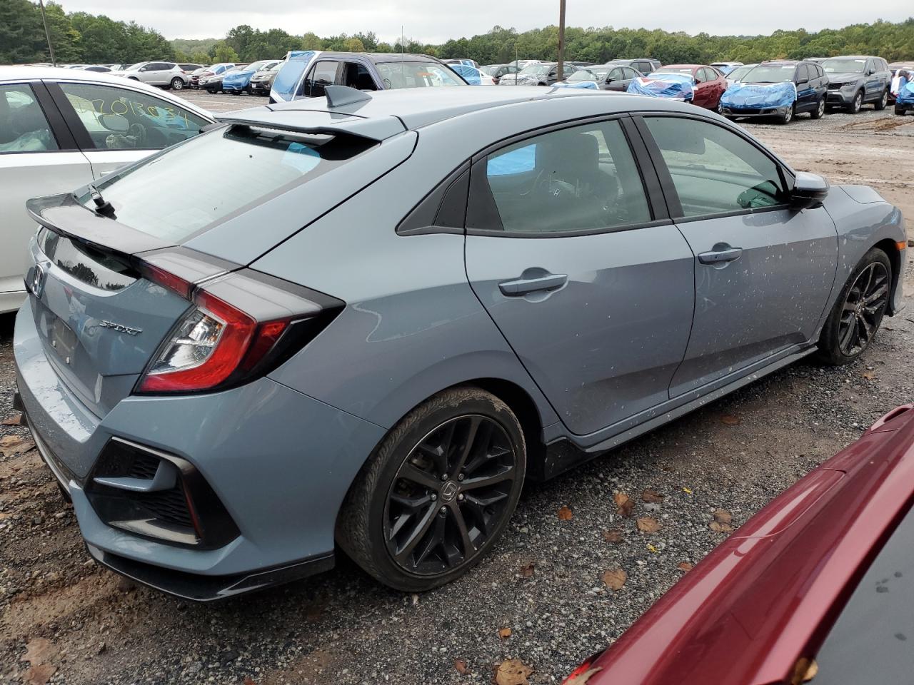 Lot #2926322419 2020 HONDA CIVIC SPOR