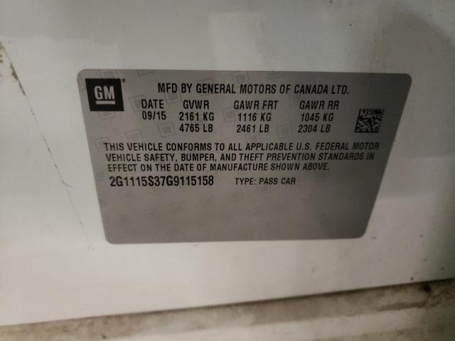 2016 CHEVROLET IMPALA LT - 2G1115S37G9115158