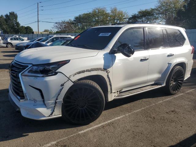 LEXUS LX 570 2018 white  gas JTJHY7AXXJ4266097 photo #1