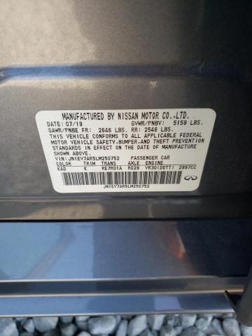 2020 INFINITI Q50 PURE - JN1EV7AR5LM250752