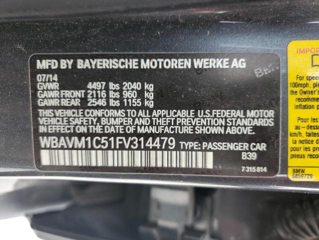 VIN WBAVM1C51FV314479 2015 BMW X1 no.13