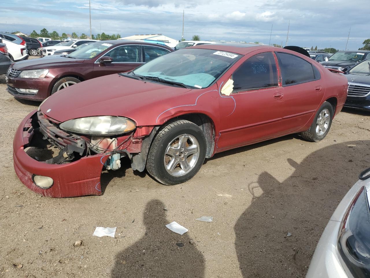 DODGE INTREPID E 2003 burgundy  gas 2B3AD56G53H520139 photo #1