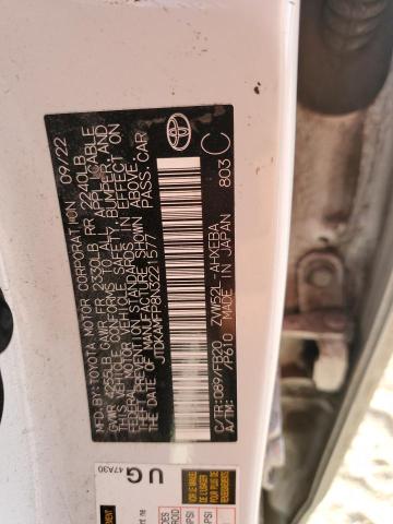 2022 TOYOTA PRIUS PRIM - JTDKAMFP8N3221577