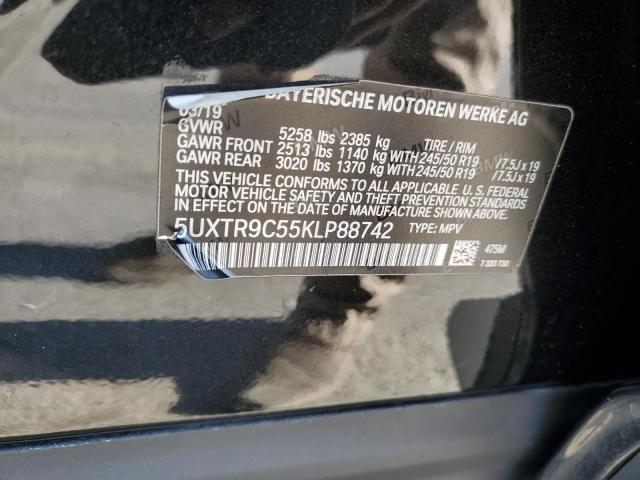 VIN 5UXTR9C55KLP88742 2019 BMW X3 no.13