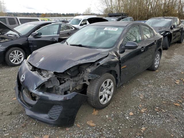 MAZDA 3 I 2012 black  gas JM1BL1UF0C1576710 photo #1