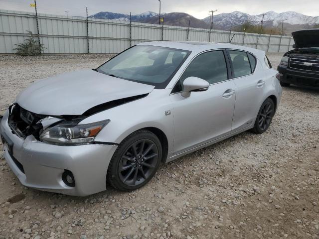 LEXUS CT 200 2013 silver hatchbac hybrid engine JTHKD5BH5D2170120 photo #1