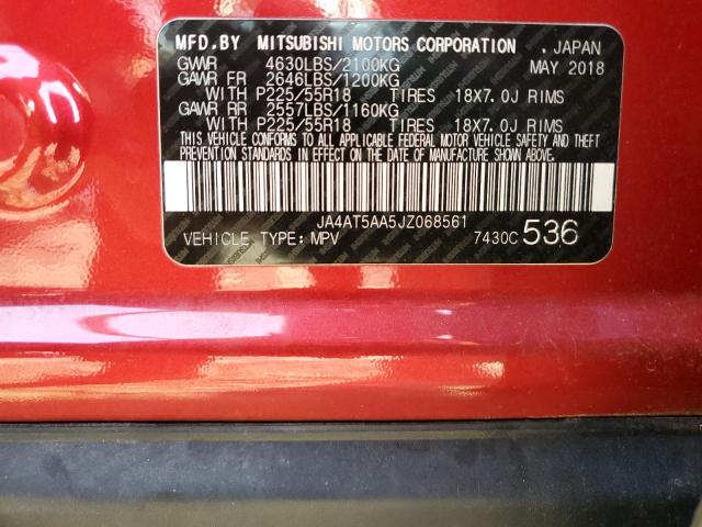 2018 MITSUBISHI ECLIPSE CR - JA4AT5AA5JZ068561