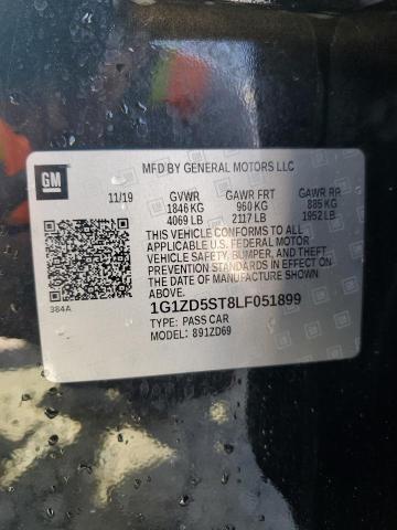 2020 CHEVROLET MALIBU LT - 1G1ZD5ST8LF051899