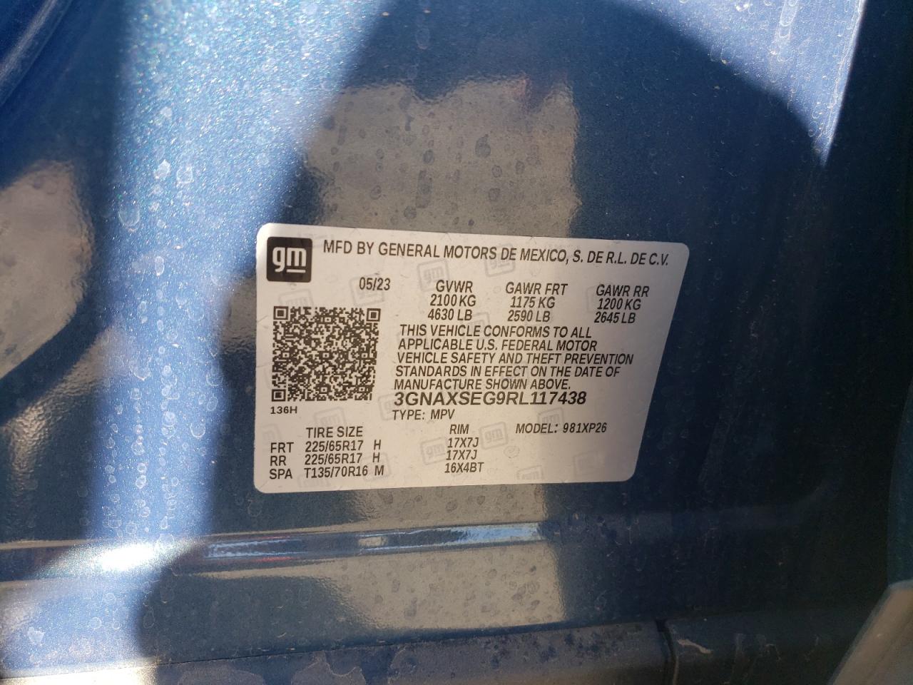 Lot #2994347082 2024 CHEVROLET EQUINOX LS