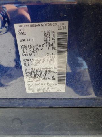 2017 NISSAN ROGUE SV - 5N1AT2MN1HC735671