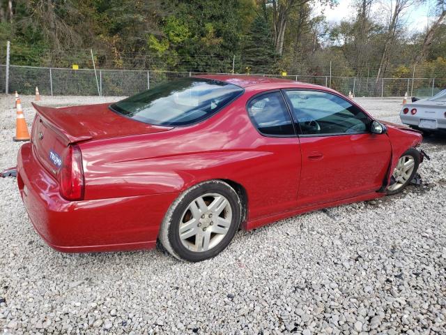 CHEVROLET MONTE CARL 2007 red  flexible fuel 2G1WK15KX79174753 photo #4