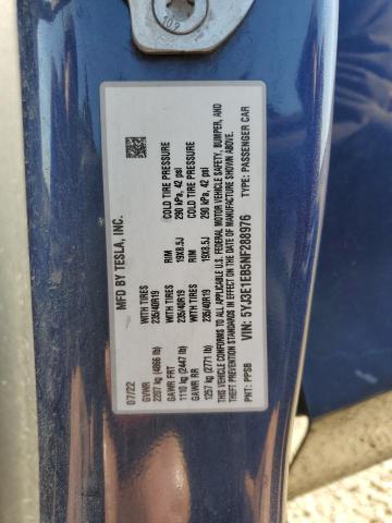2022 TESLA MODEL 3 - 5YJ3E1EB5NF288976