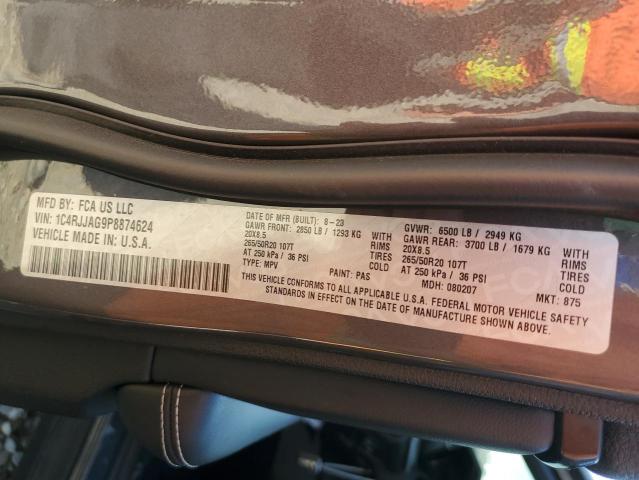 2023 JEEP GRAND CHER - 1C4RJJAG9P8874624