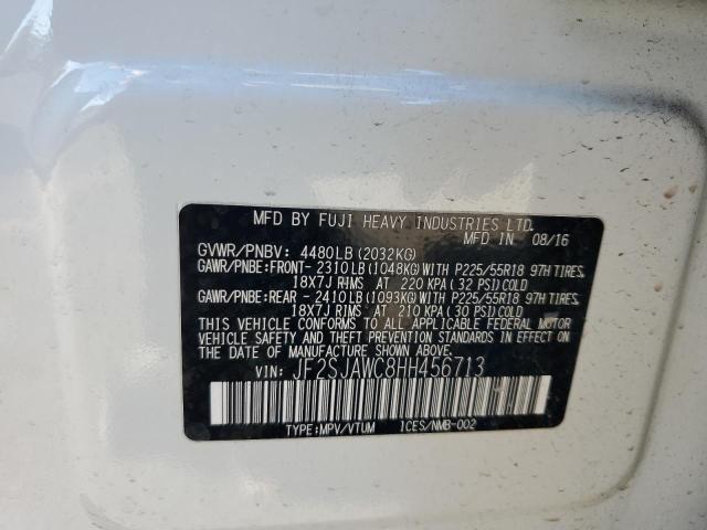 2017 SUBARU FORESTER 2 - JF2SJAWC8HH456713