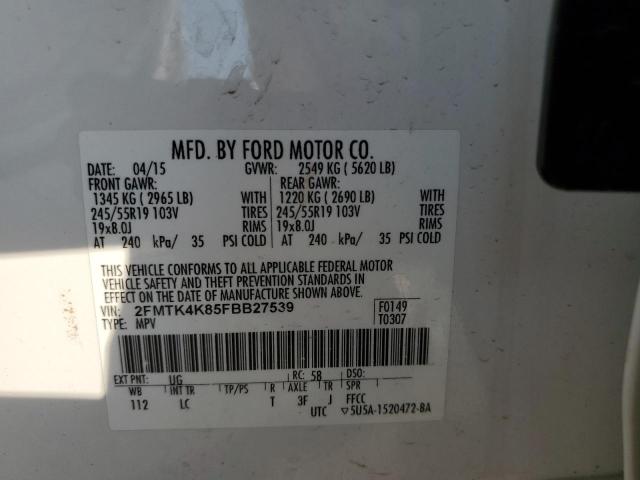 2015 FORD EDGE TITAN - 2FMTK4K85FBB27539