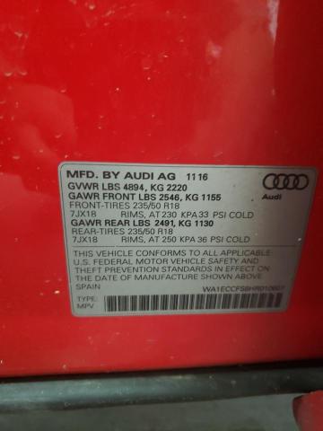 VIN WA1ECCFS8HR010607 2017 AUDI Q3 no.13