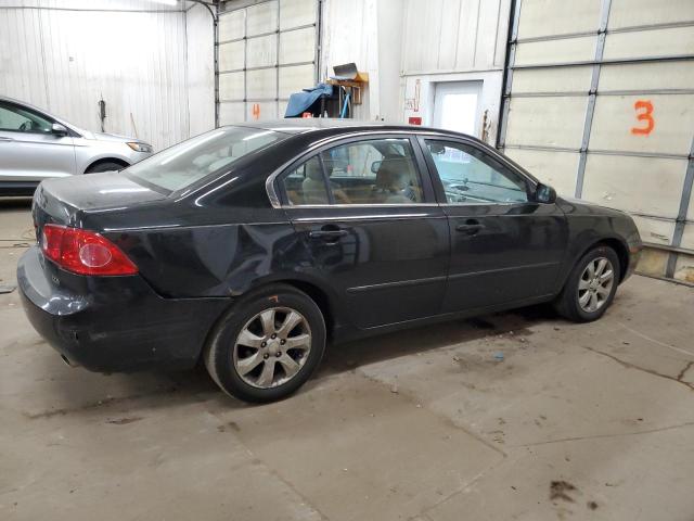 KIA OPTIMA LX 2008 black  gas KNAGE124385191480 photo #4