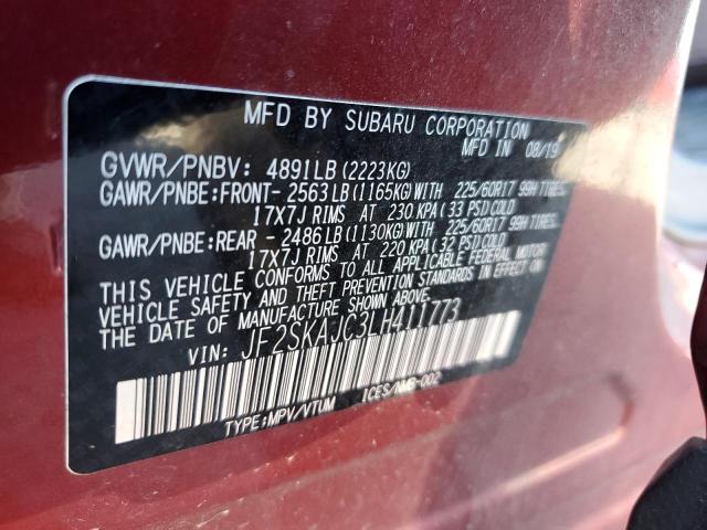 2020 SUBARU FORESTER P - JF2SKAJC3LH411773